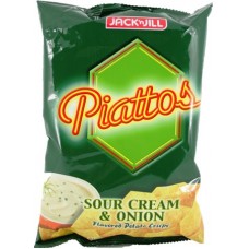 J & J Piattoes Sour Cream & Onion 85g